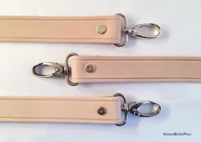 1 in. Genuine Vachetta Natural Leather Cross Body Purse Bag Replacement Strap
