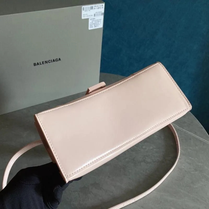 1984 - Hourglass Small Mock-croc Top-handle Bag Light Pink
