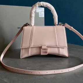 1984 - Hourglass Small Mock-croc Top-handle Bag Light Pink