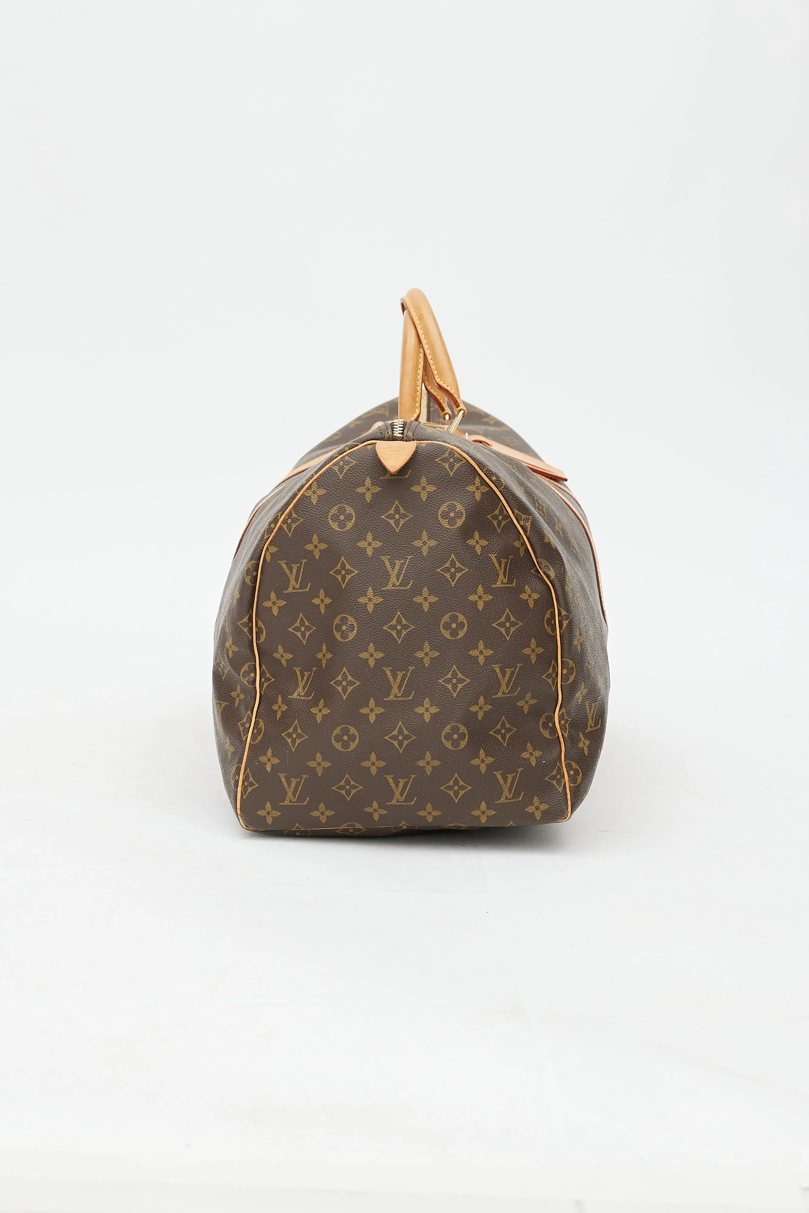 2001 Brown Monogram Keepall Bandoulière 55 Duffle Bag