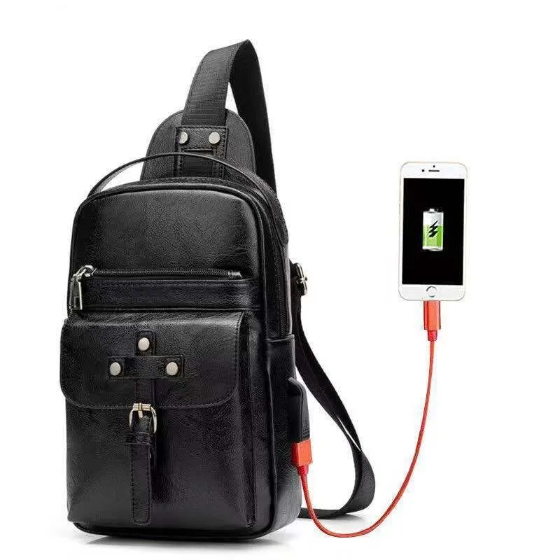 Backpack Waist Shoulder bag compatible with Ebook, Tablet and for DEXP A240 (2019) - Black