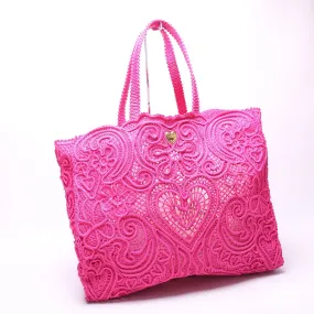 Beatrice Crochet Lace Shopper