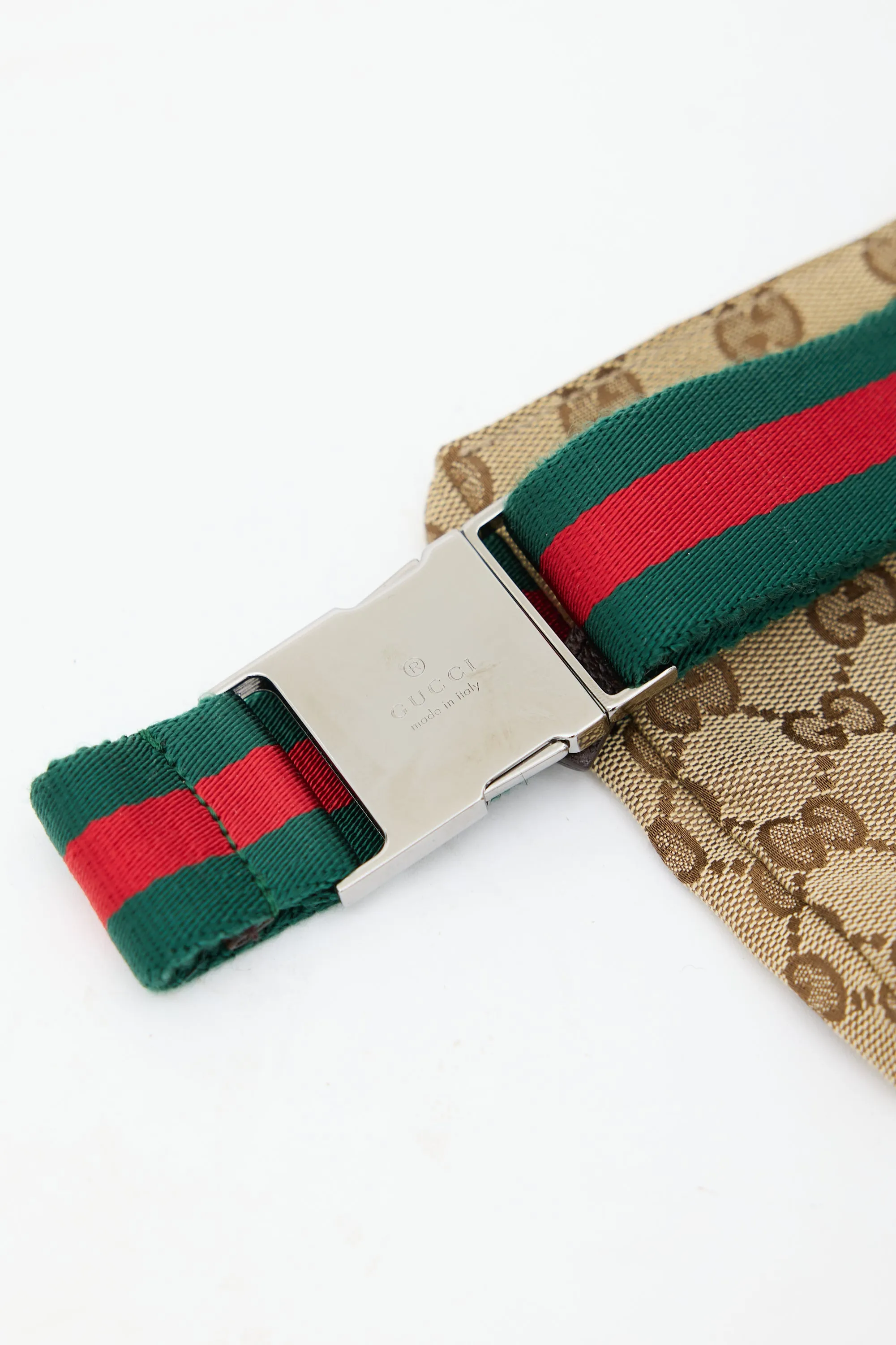 Beige & Multicolour GG Supreme Monogram Waist Bag