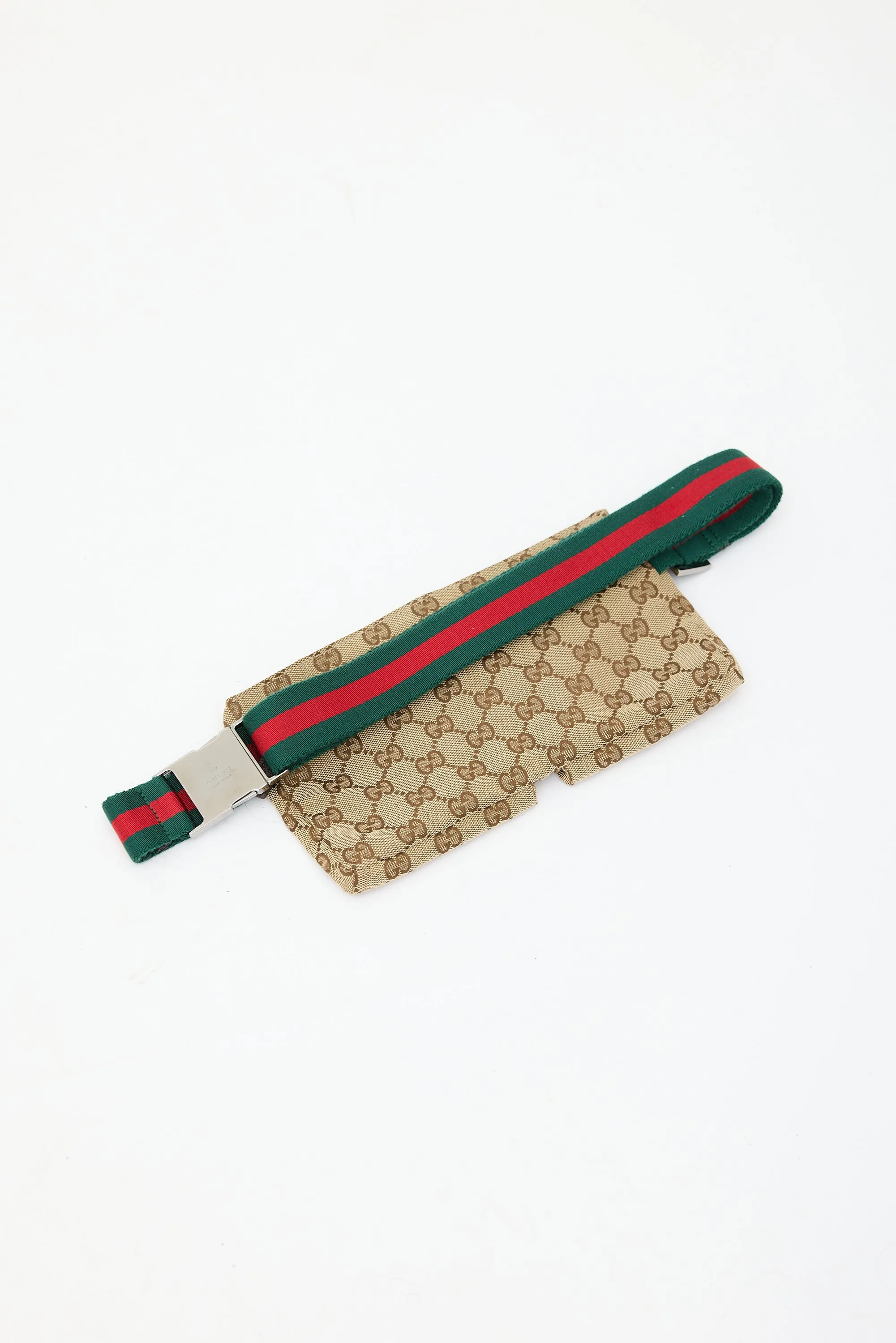 Beige & Multicolour GG Supreme Monogram Waist Bag
