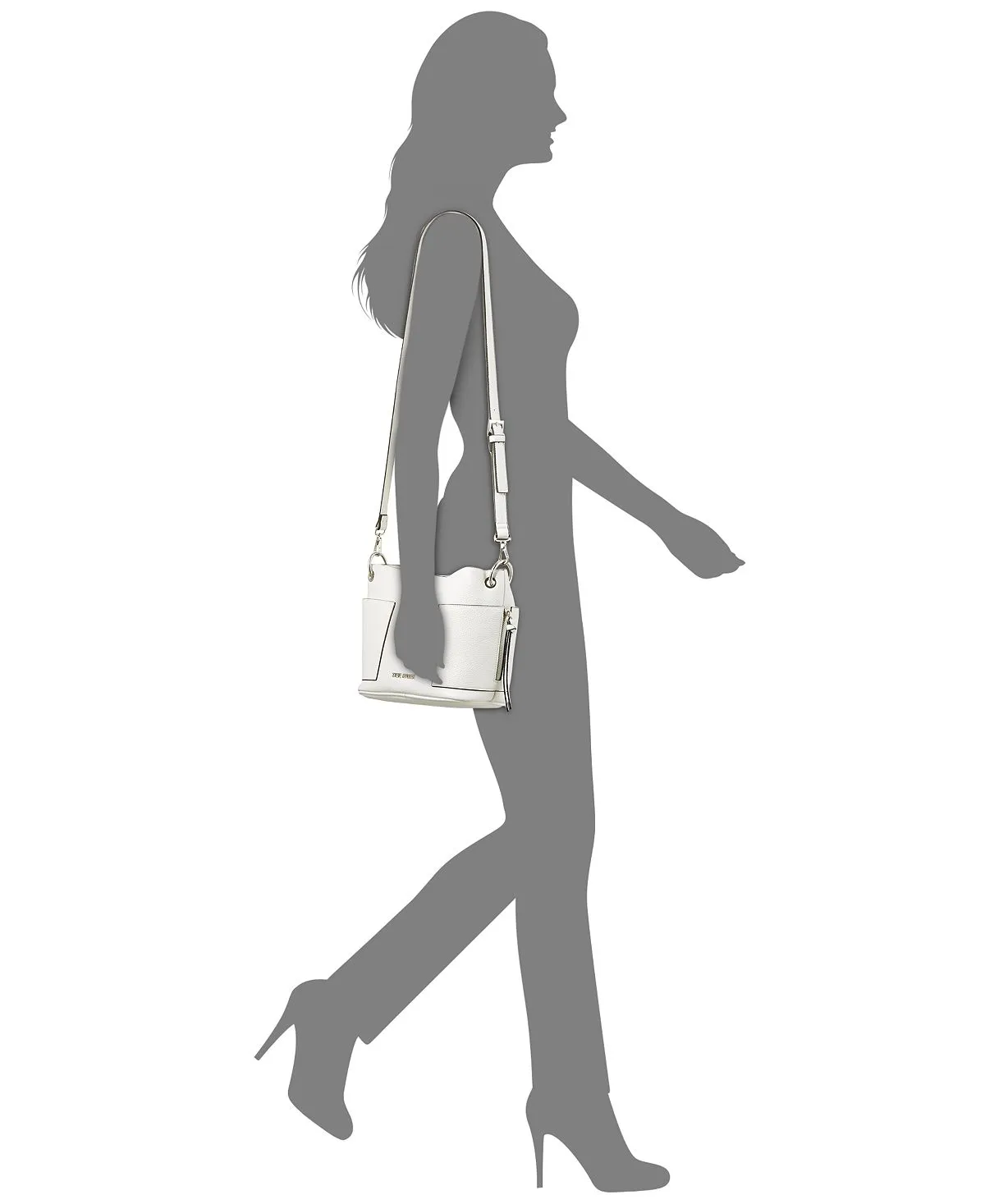 Bsammy Steve Madden Bucket Bag, Black