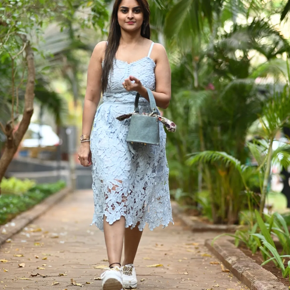 Bucket Bag For Women | Indigo Coconut Leather | Easy Maintenance | Sturdy