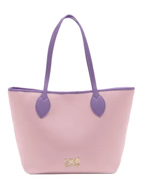 Cavalli Class RAVENNA Light Purple Everyday Soft Large Shopper Tote Bag