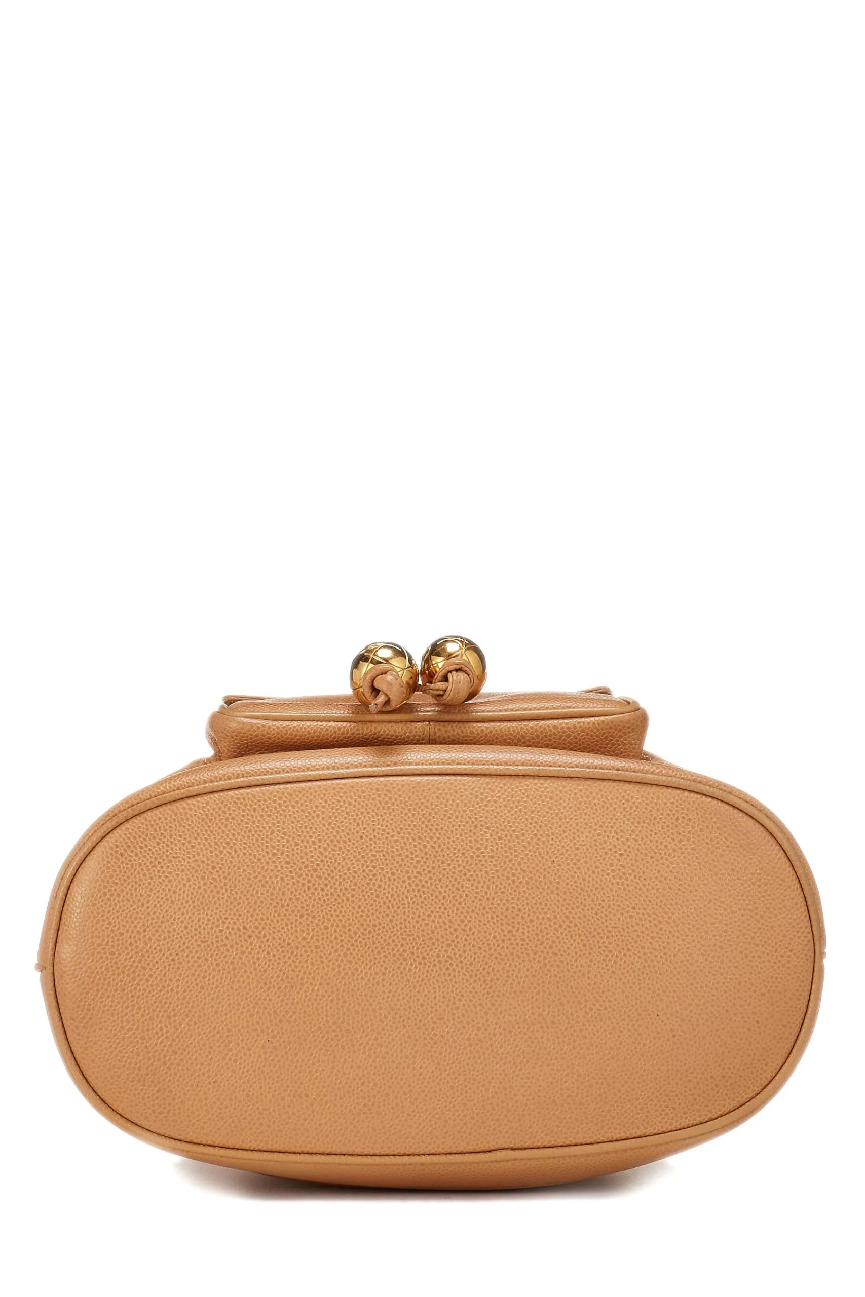 Chanel,  Beige Caviar Bucket Bag Large, Beige