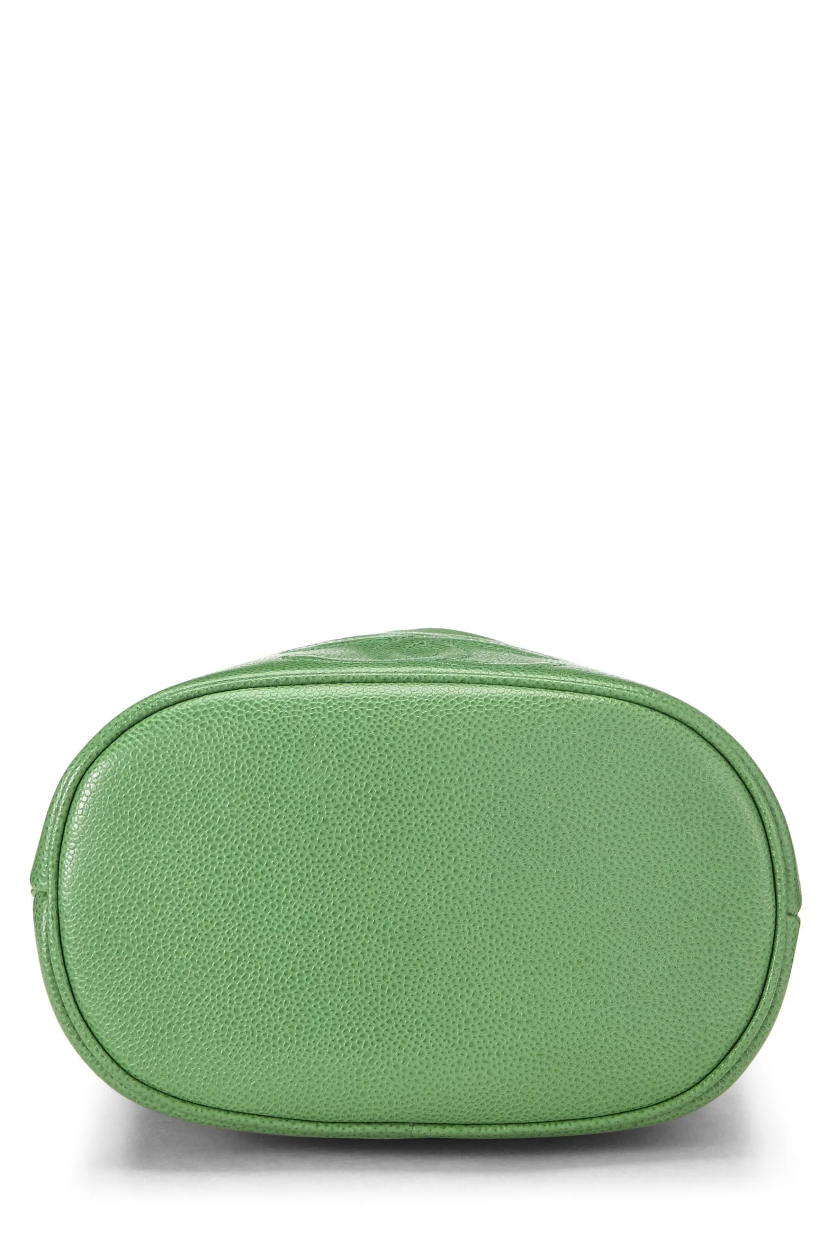 Chanel,  Green Caviar 3 'CC' Bucket Bag, Green