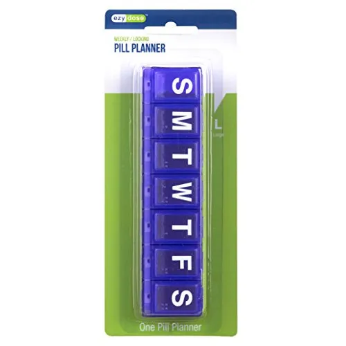 Ezy Dose 7 Days Pill box Lock Reminder