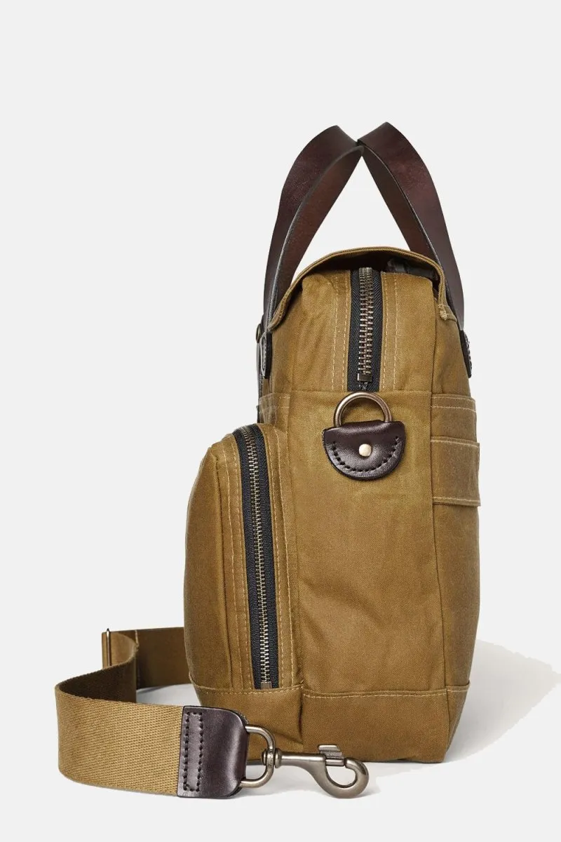 Filson 24-Hour Hour Tin Cloth Briefcase (Dark Tan)