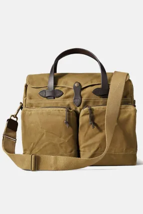 Filson 24-Hour Hour Tin Cloth Briefcase (Dark Tan)