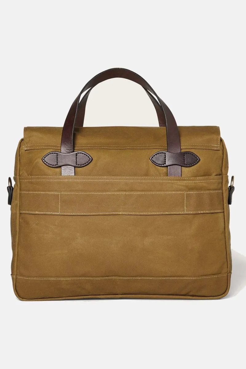 Filson 24-Hour Hour Tin Cloth Briefcase (Dark Tan)