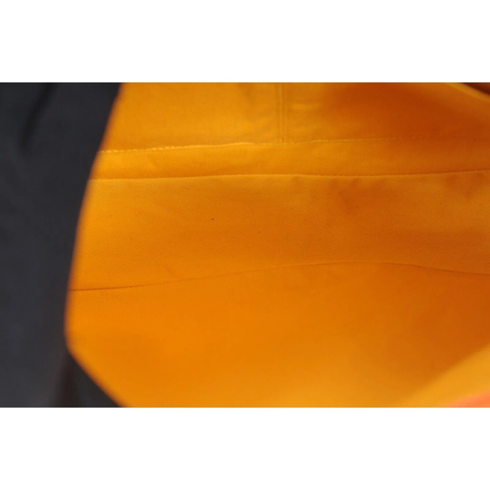 Grand Bleu GM Messenger Bag Orange Leather Laptop Travel Crossbody