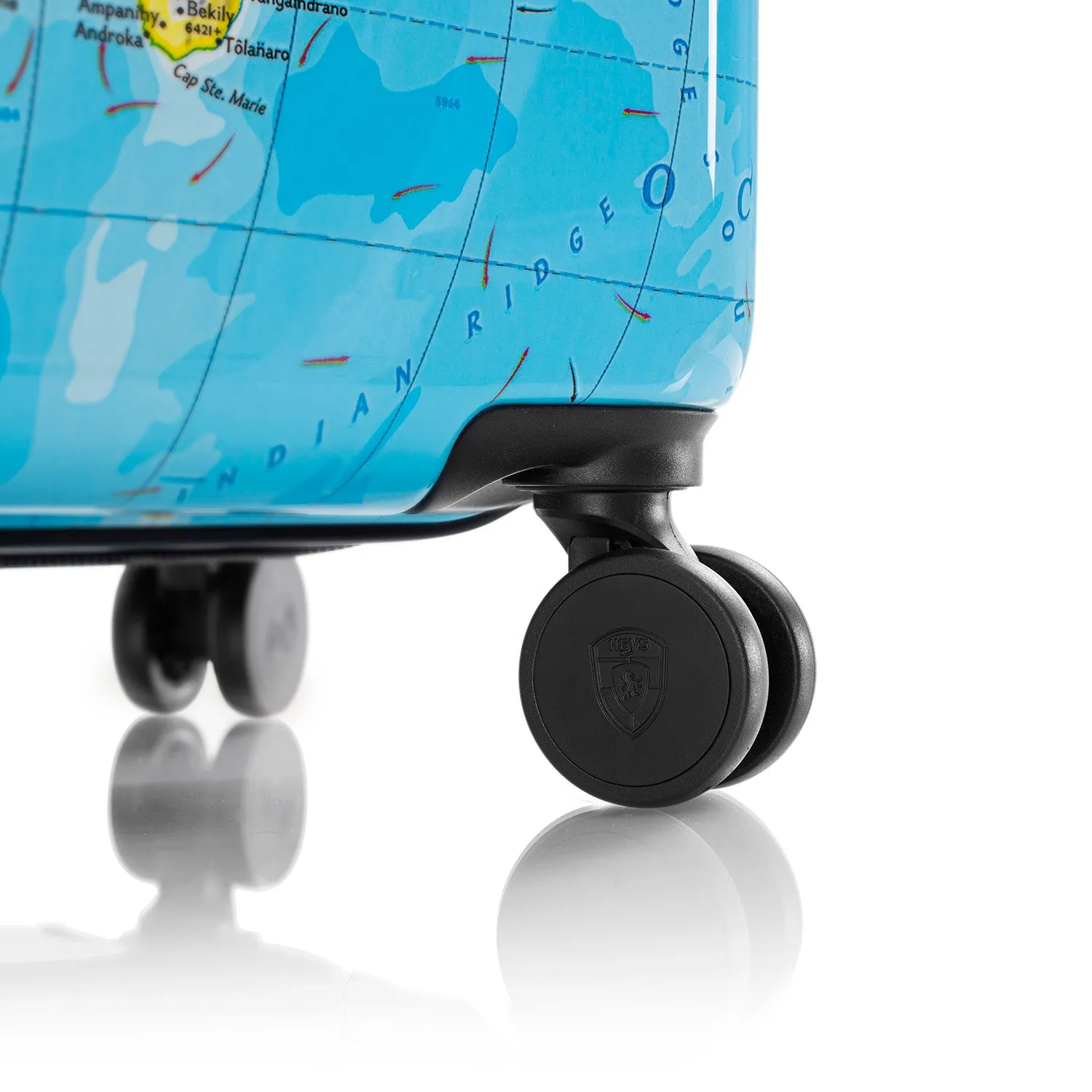 Journey 3G 21 Inch Fashion Spinner® Carry-on - Blue Map