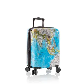 Journey 3G 21 Inch Fashion Spinner® Carry-on - Blue Map