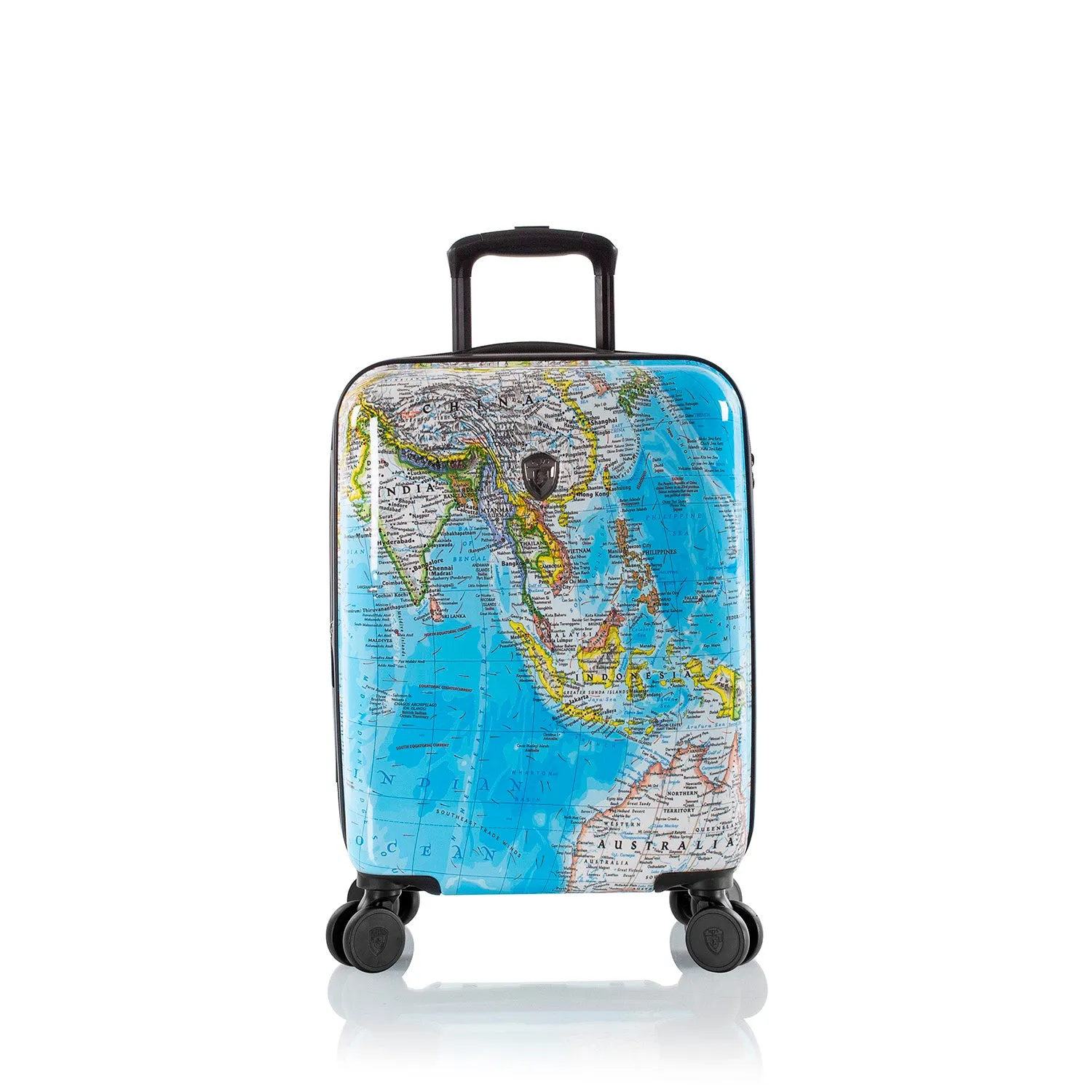 Journey 3G 21 Inch Fashion Spinner® Carry-on - Blue Map