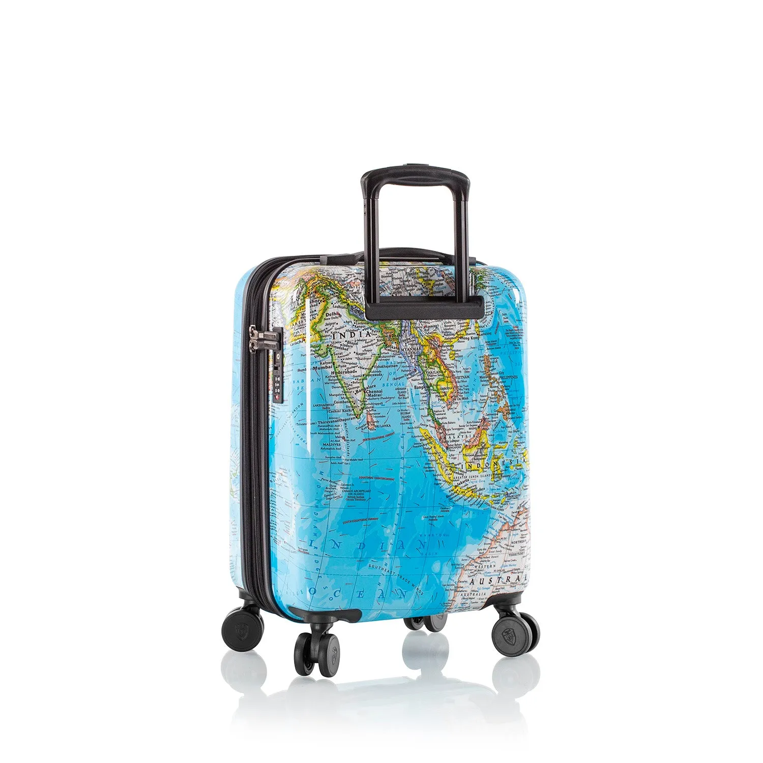Journey 3G 21 Inch Fashion Spinner® Carry-on - Blue Map