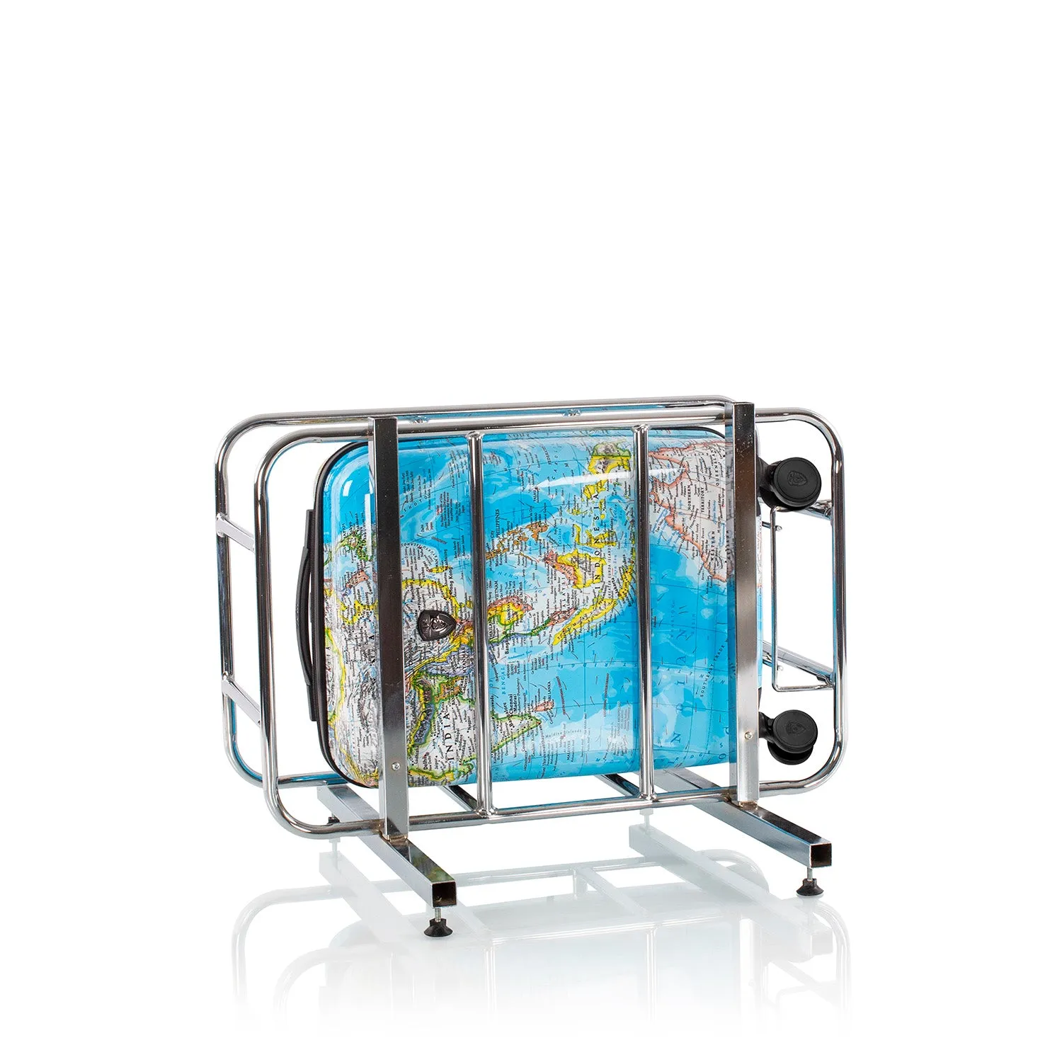 Journey 3G 21 Inch Fashion Spinner® Carry-on - Blue Map
