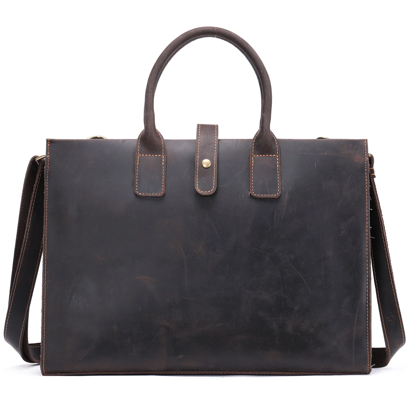 Leather Messenger Bag, Leather Briefcase, Leather Laptop Bag, Leather Shoulder Bag, Business Bag