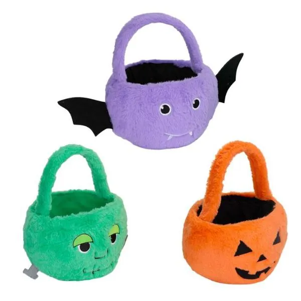 Plush Treat Bucket - 20cm x 18cm