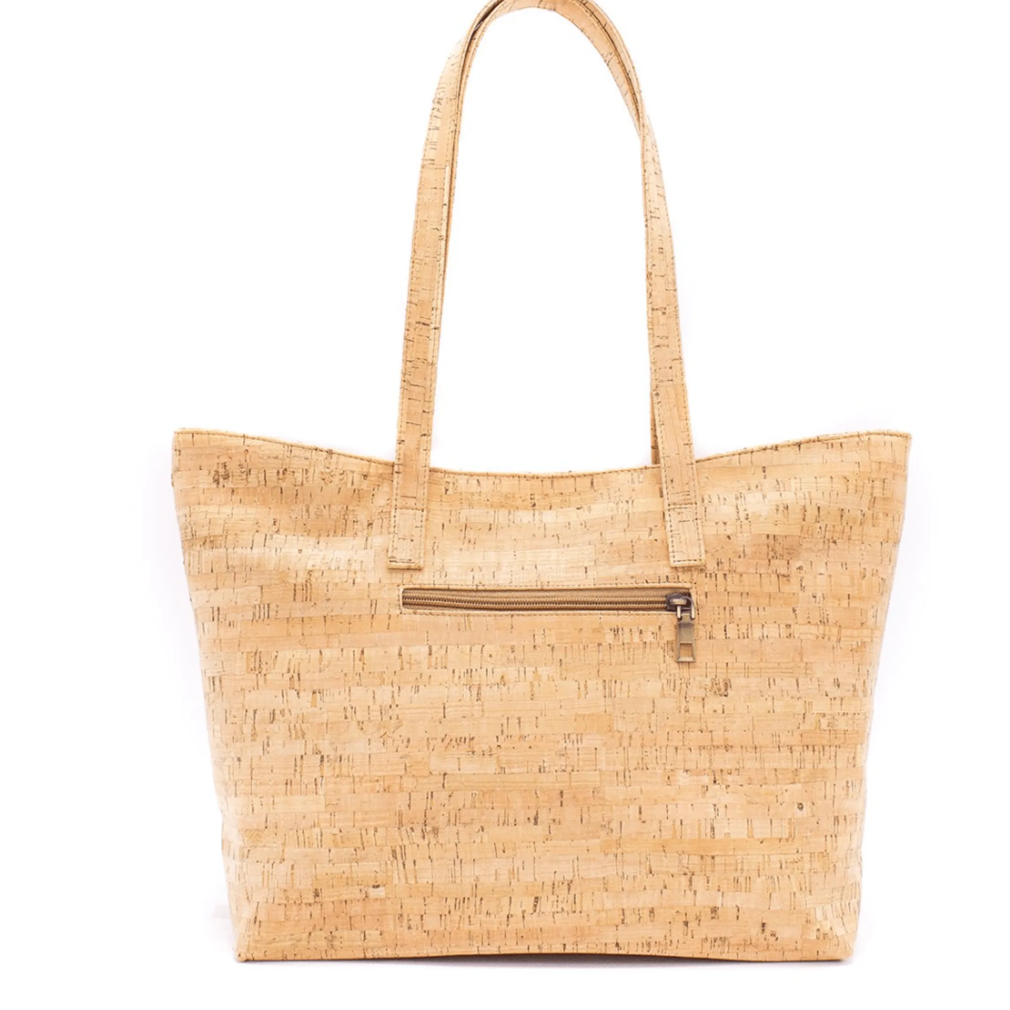 Purple  Floral Cork Large Tote