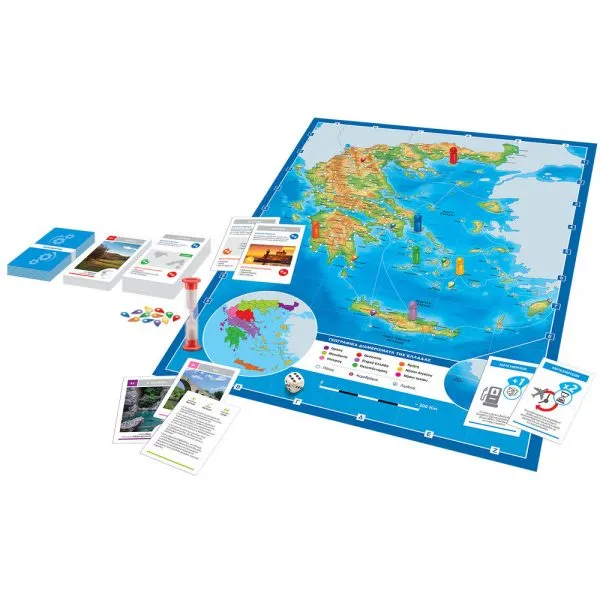 Traveling In Greece Boardgame