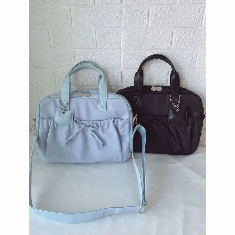 Uakiss Casual Tote Bags Female Ladies Commute Large Capacity Messenger Bolso Mujer Laptop Computer Bags with Interlayer