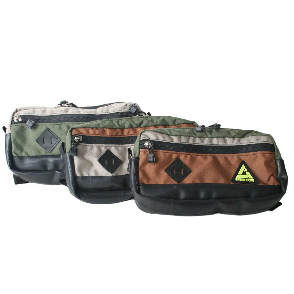 Upcycled Medium Hip Pack / Fanny pack, Made in USA